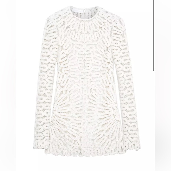 Simkhai McCall Crocheted Long-Sleeve Minidress - Picture 2 of 7